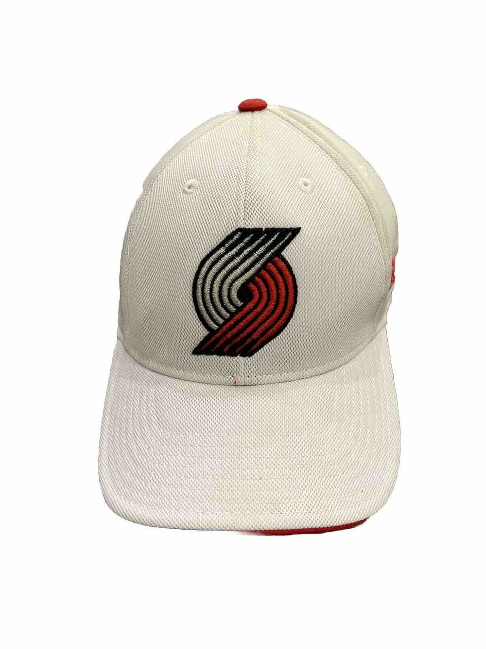 Adidas White Mens NBA Portland TrailBlazers Adjustable Strapback Hat Cap